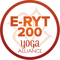 Yoga Alliance 200 hour Registered Yoga Teacher logo